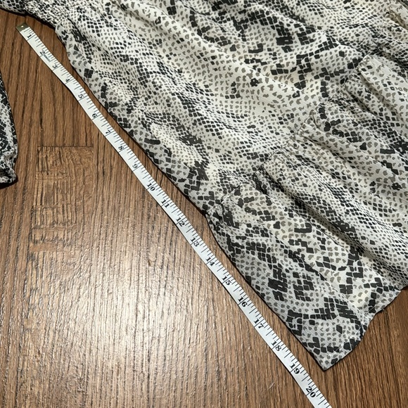 White and gray J.Crew Dress Size XXS - Picture 5 of 7